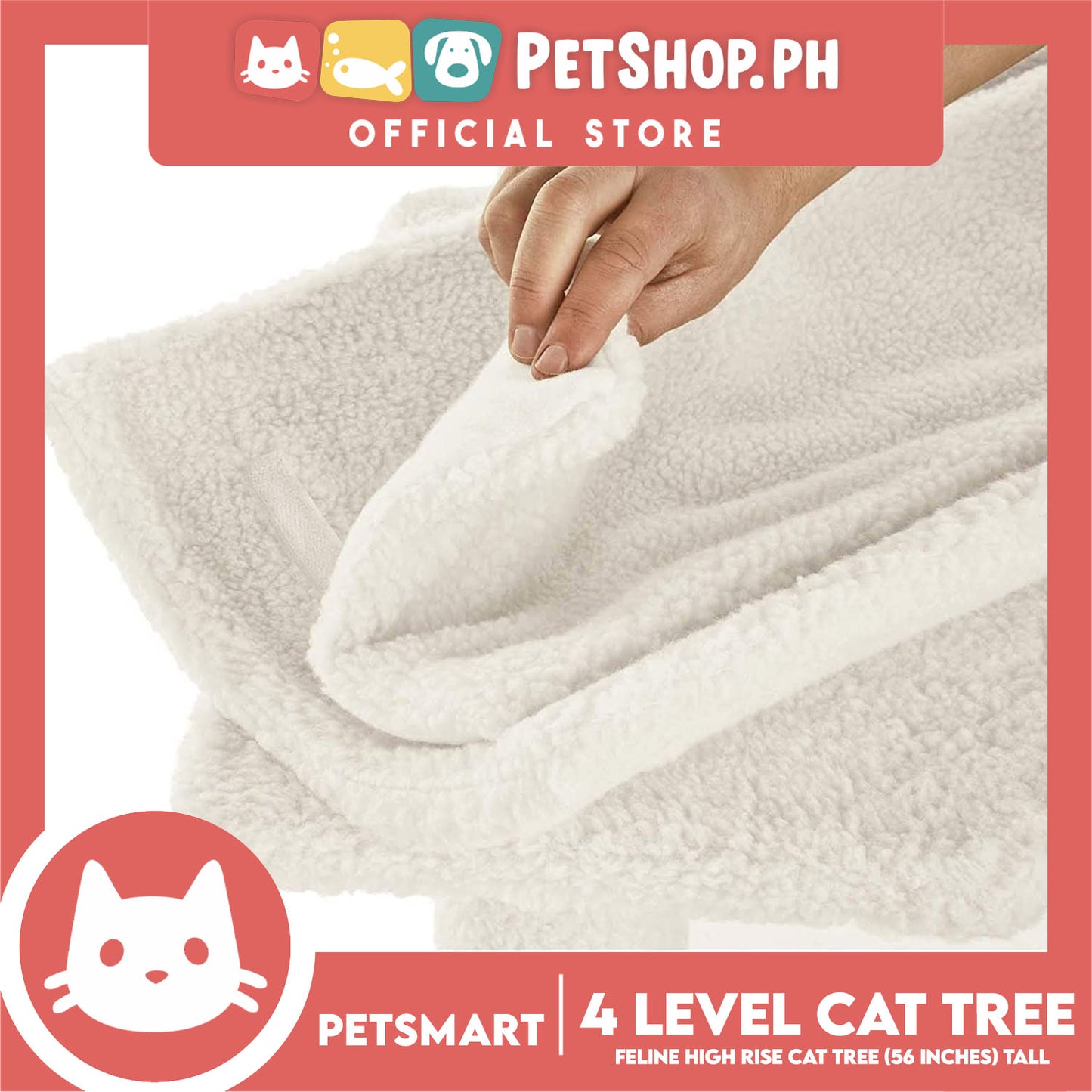 Cat Scratcher Feline High Rise 4-Level Cat Tree Tower Condo 24L x 24W x 56H (Roman 2887709) Premium Cats Scratcher Sisal Scratch, Pet Furniture Cats, Cats Climbing Tower, Pet Cats Scratcher