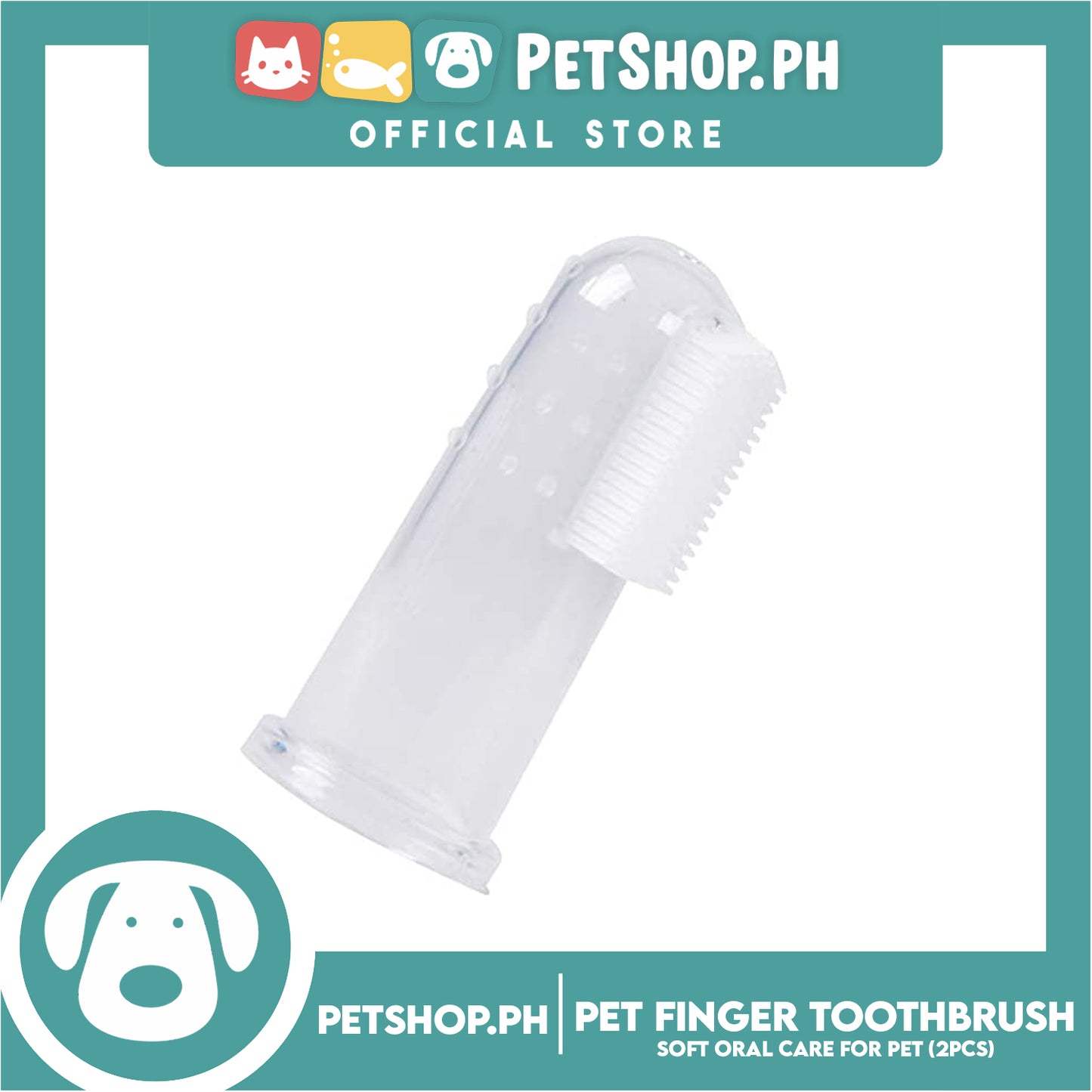 2pcs. Pet Finger Toothbrush Soft Oral Care For Pets, Soft Silicone Pet Toothbrush Finger