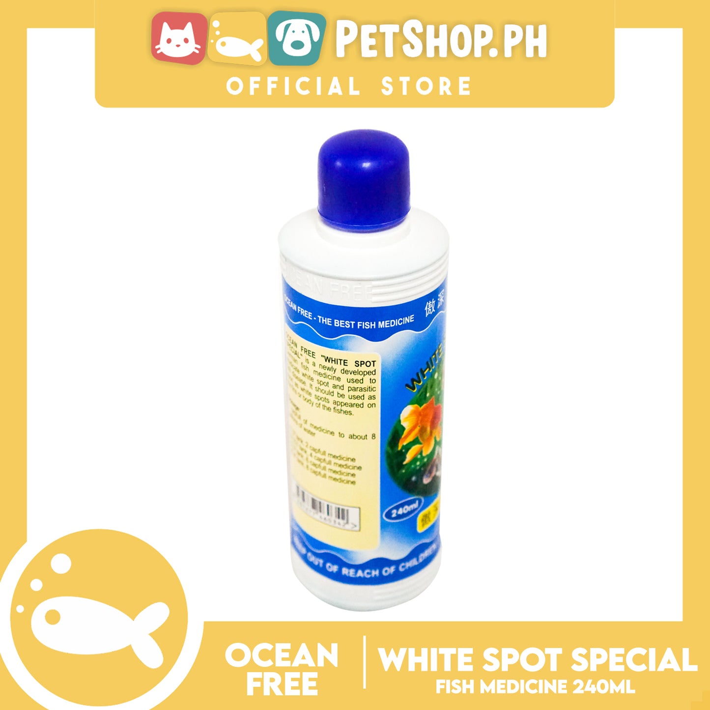 Ocean Free The Best Fish Medicine 240ml (White Spot Special)