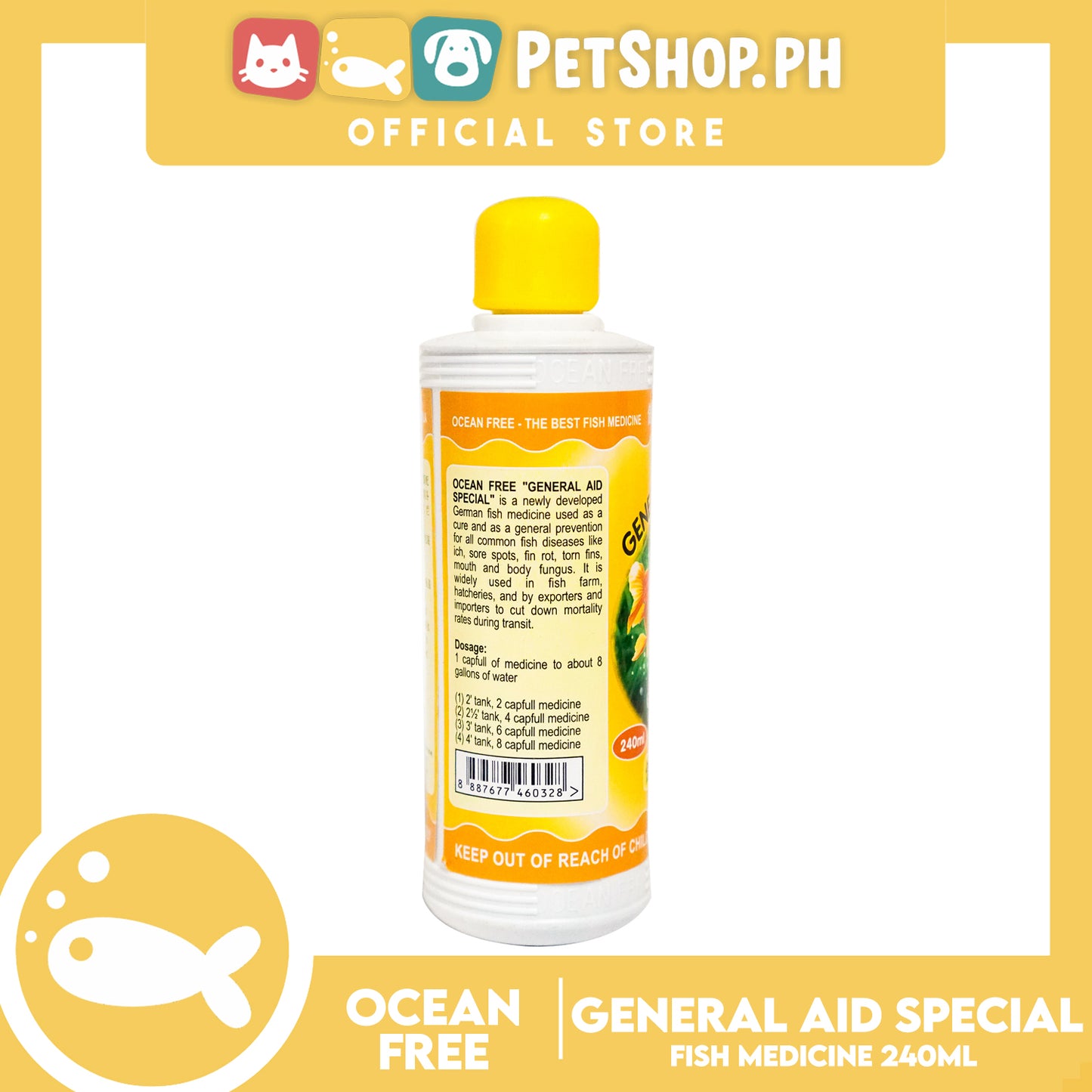 Ocean Free The Best Fish Medicine 240ml (General Aid Special)