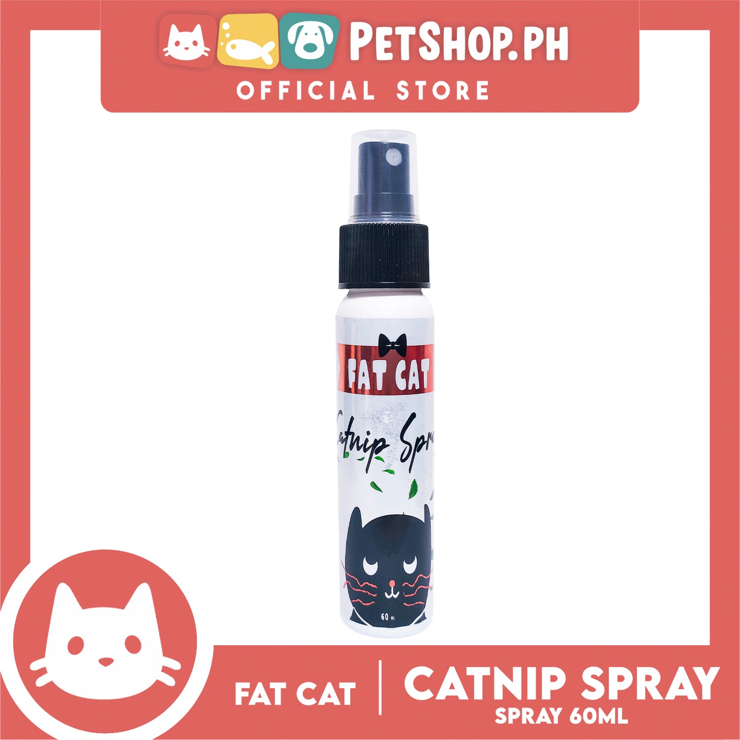 Fat Cat Catnip Spray 60ml Stimulates Playful Behavior And Causes Exhilaration For Cats