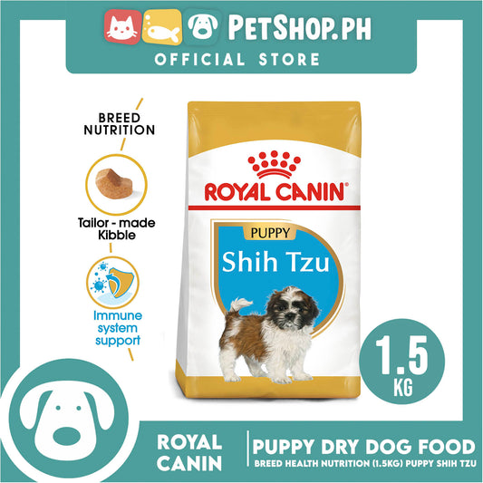 Royal Canin Shih Tzu Puppy (1.5kg) Dry Dog Food - Breed Health Nutrition