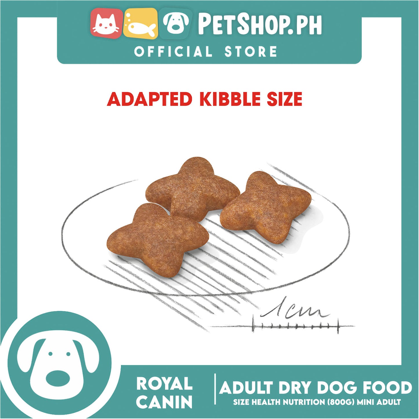 Royal Canin Mini Adult (800g) Dry Dog Food - Size Health Nutrition