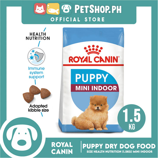 Royal Canin Mini Indoor Puppy (1.5kg) Dry Dog Food - Size Health Nutrition