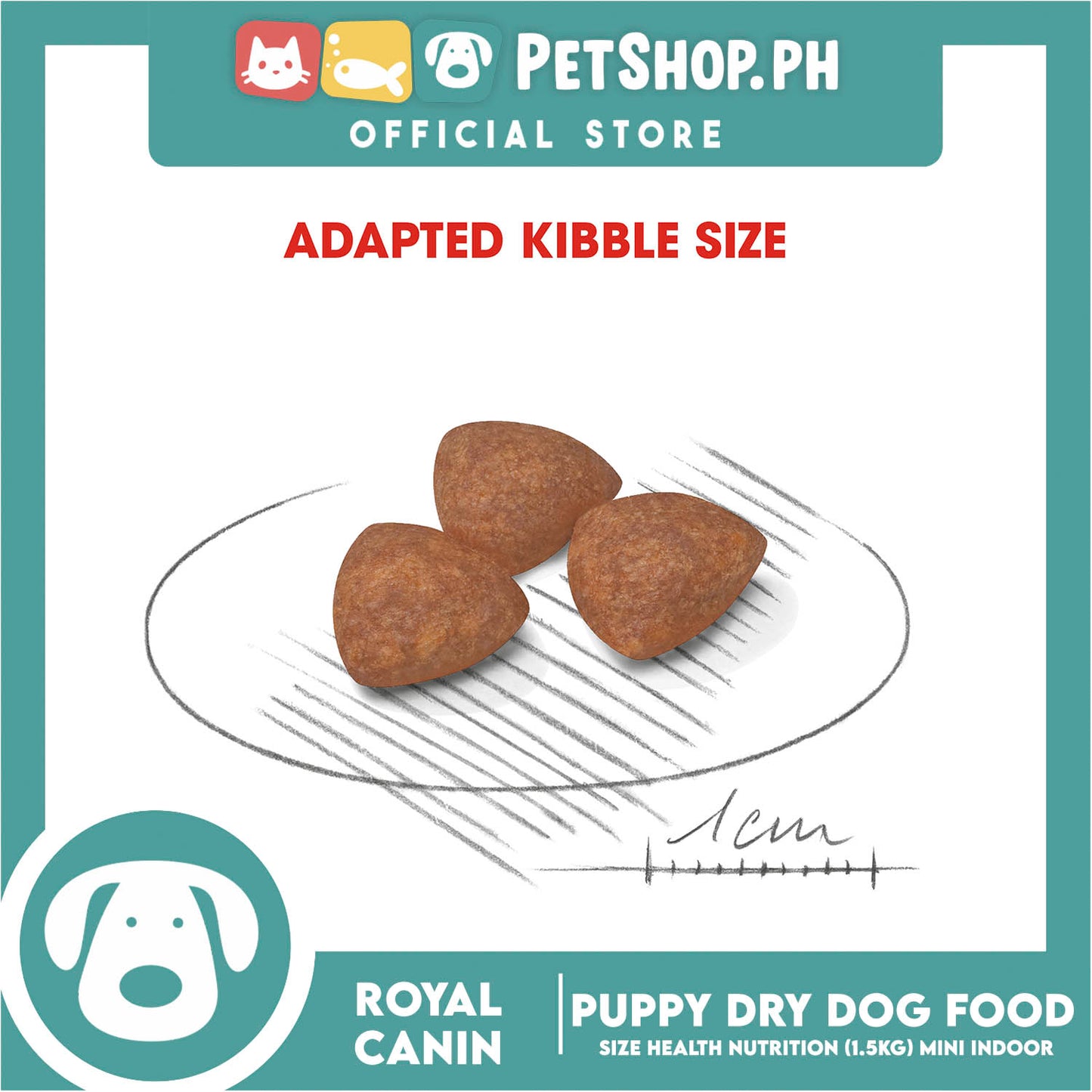 Royal Canin Mini Indoor Puppy (1.5kg) Dry Dog Food - Size Health Nutrition