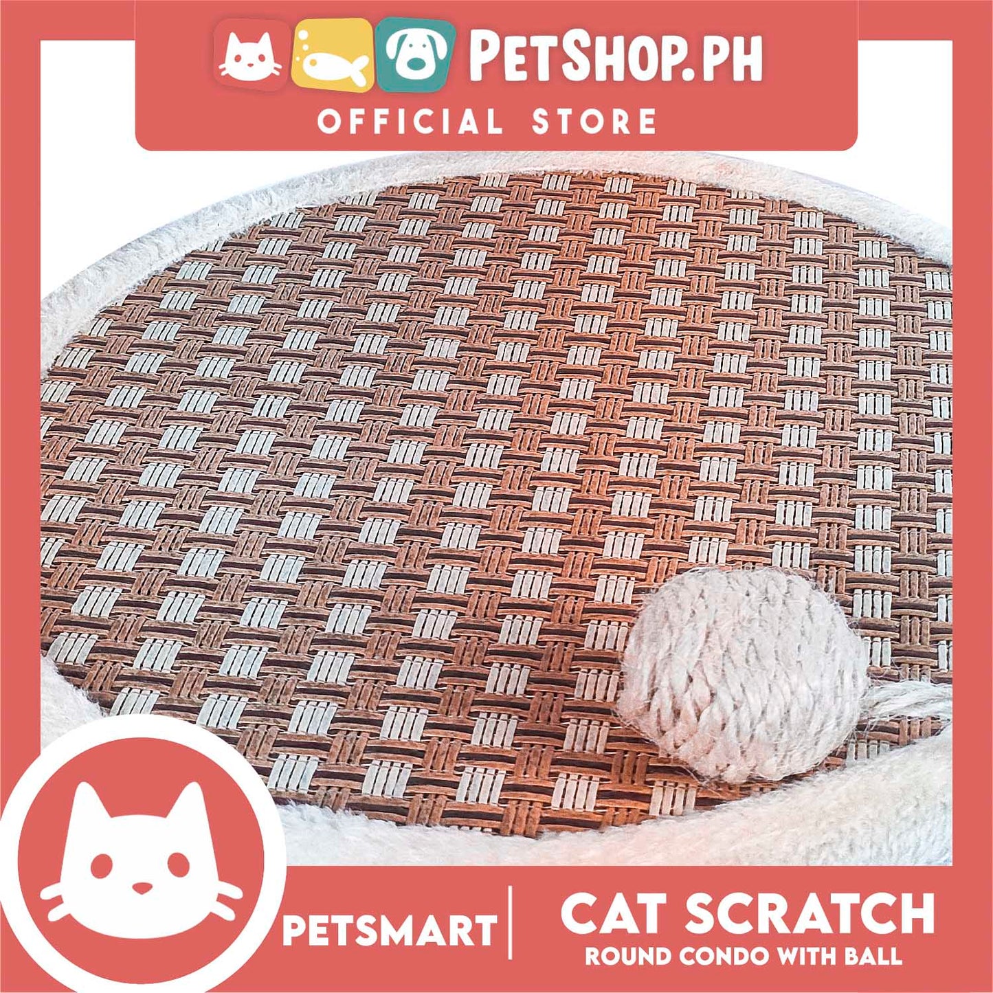 Cat Scratch Post Round Condo LZ-0218
