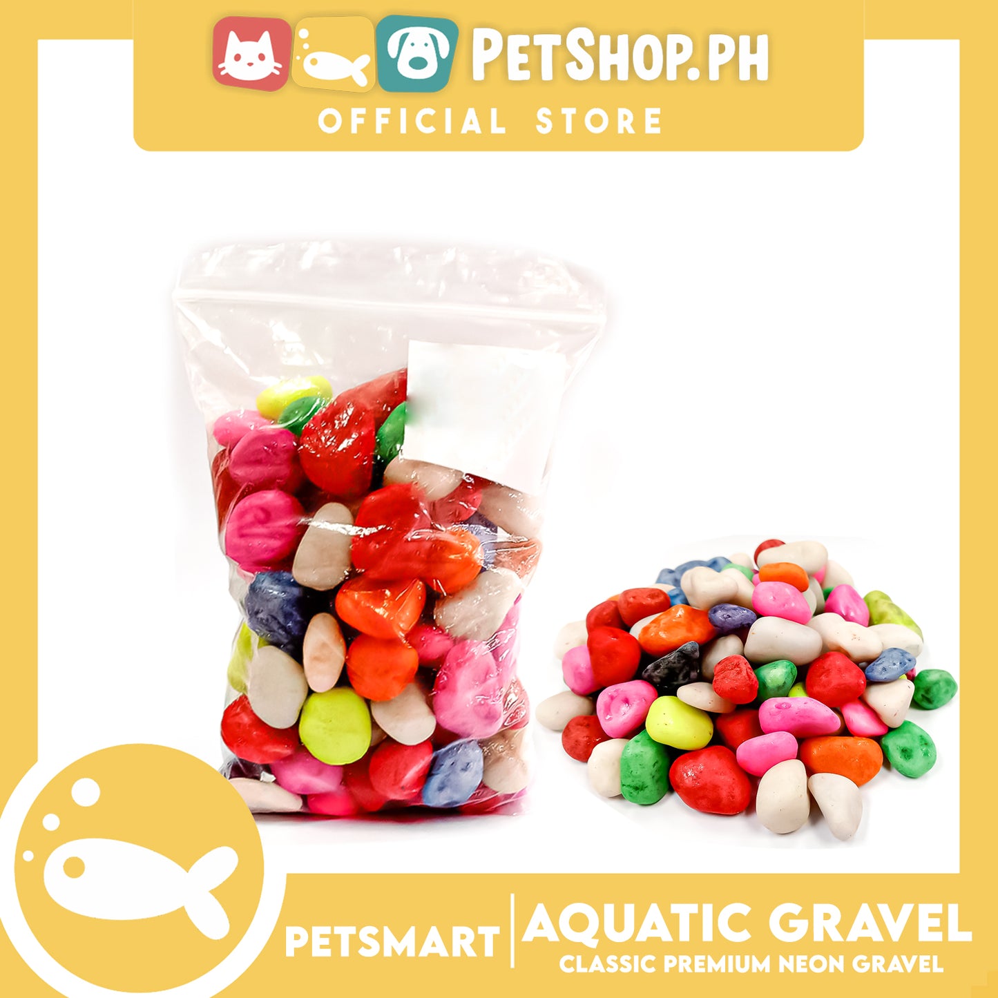 Classica Premium Aquatic Gravel Neon 250g (Assorted Colors Per Pack)