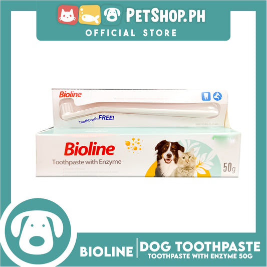 Bioline Toothpaste With Enzyme 50g For Pets Use Only