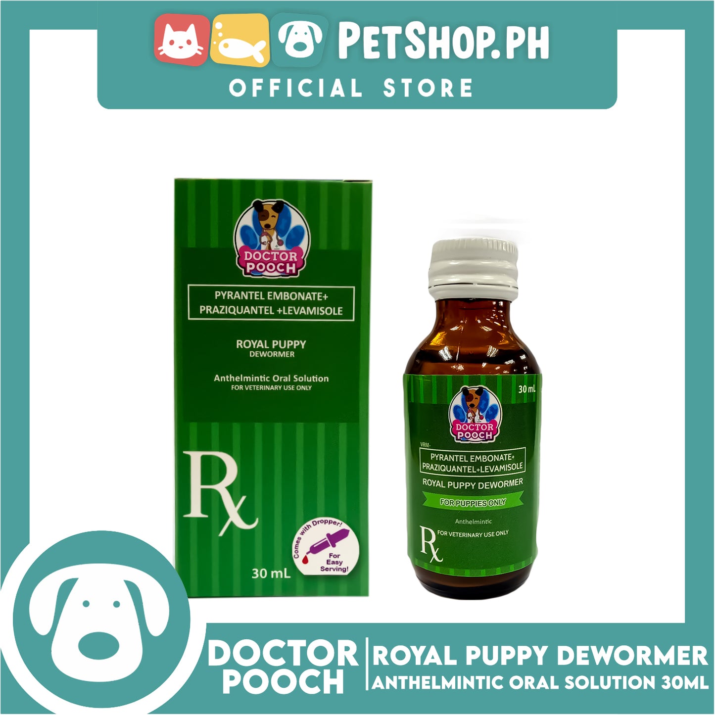 Doctor Pooch Royal Puppy Dewormer 30ml