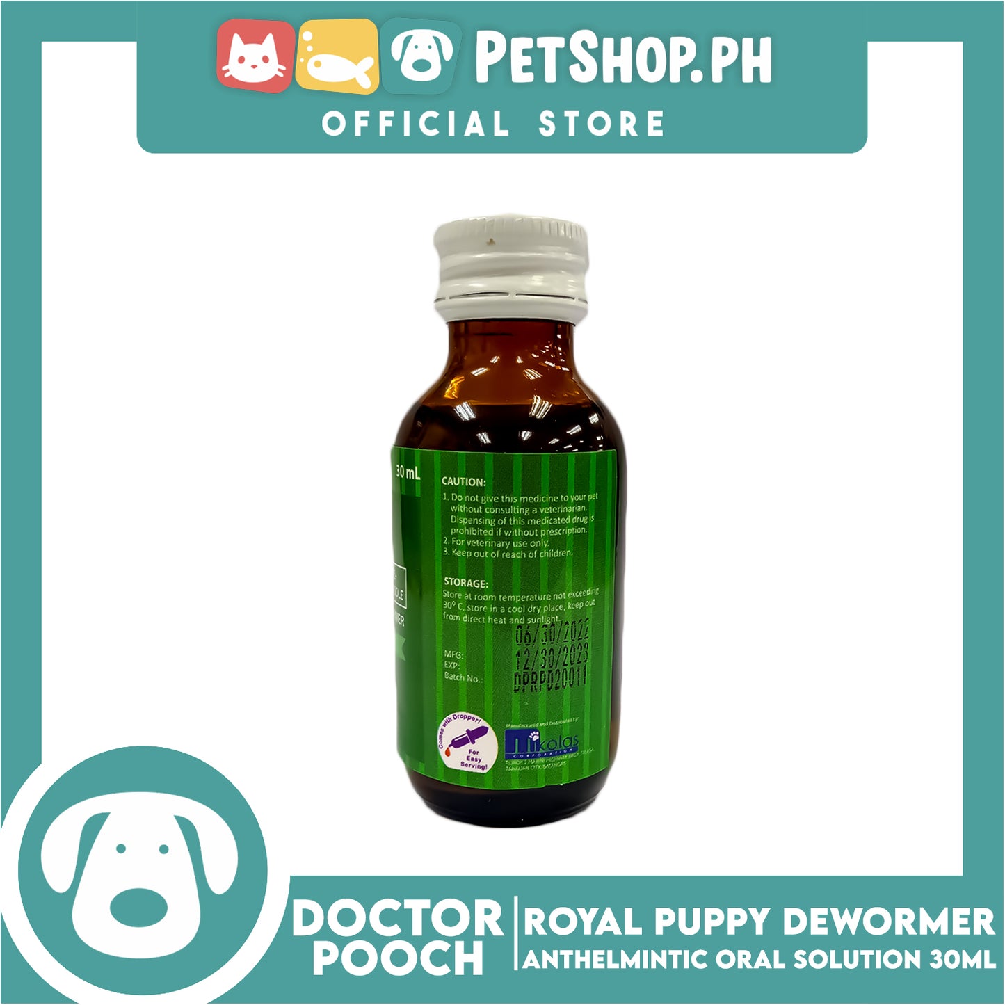 Doctor Pooch Royal Puppy Dewormer 30ml