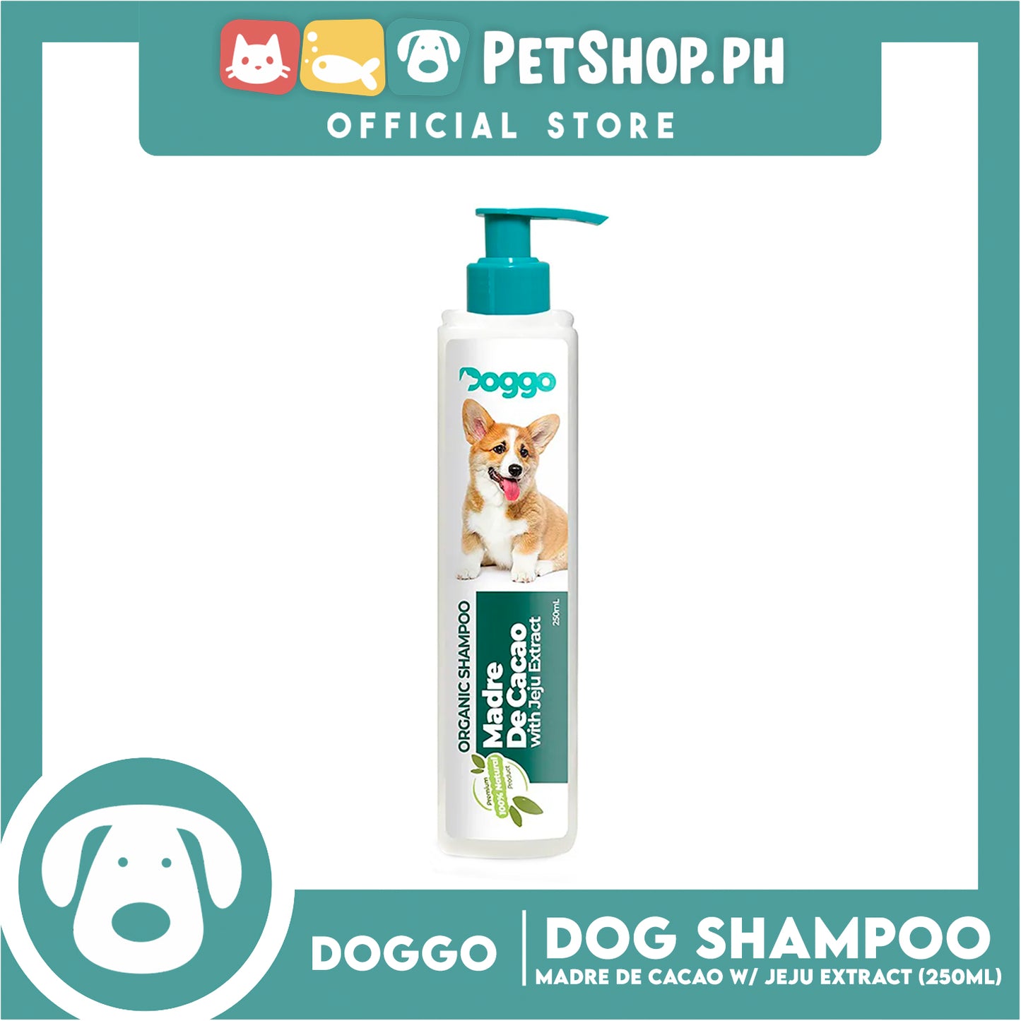 Doggo Organic Shampoo Madre De Cacao with Jeju Extract 250ml