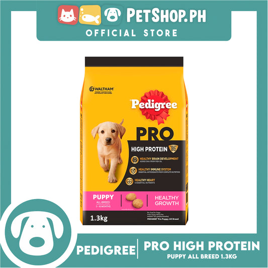 Pedigree Pro Puppy All Breed 1.3kg Dry Food for Puppy Dogs