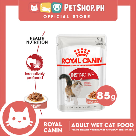 Royal Canin Instinctive Gravy (85g) Adult Wet Cat Food - Feline Health Nutrition