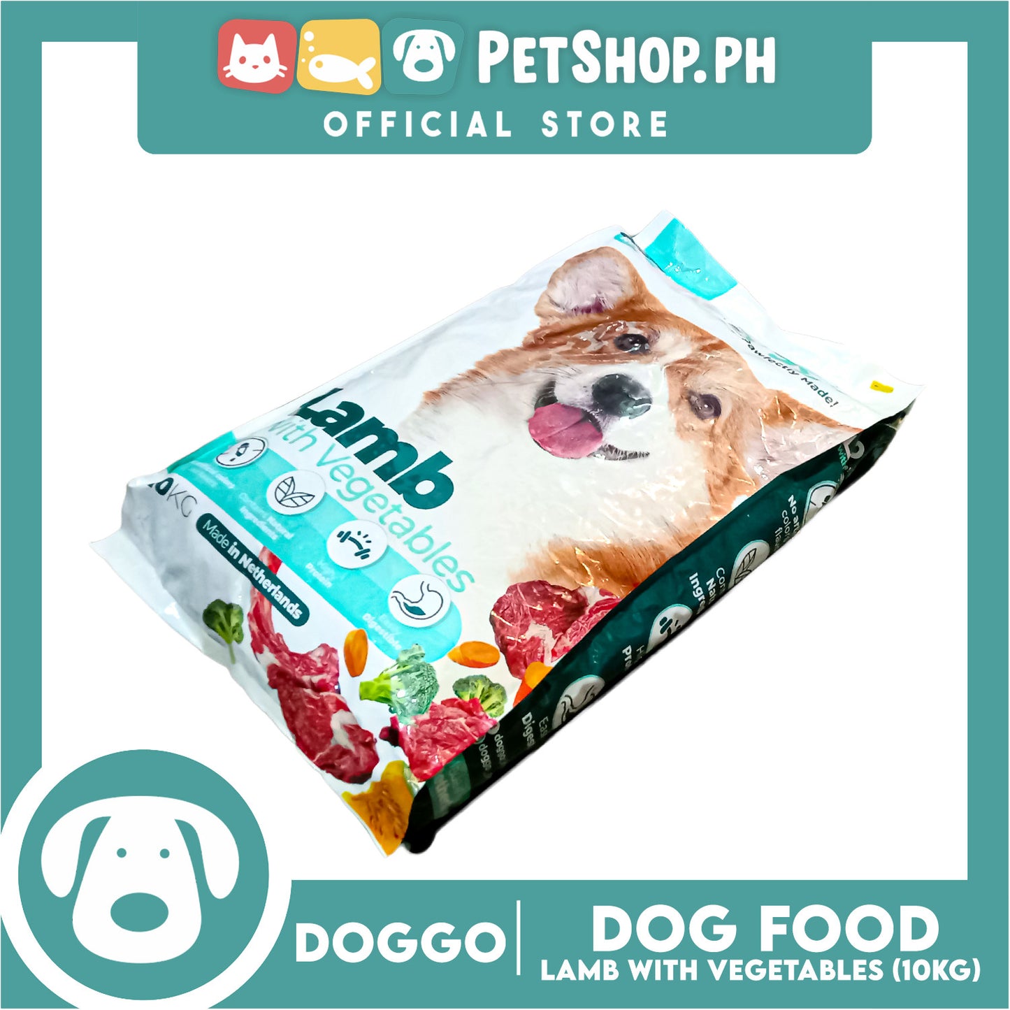 Doggo Lamb with Vegetables 10kg Dog Food