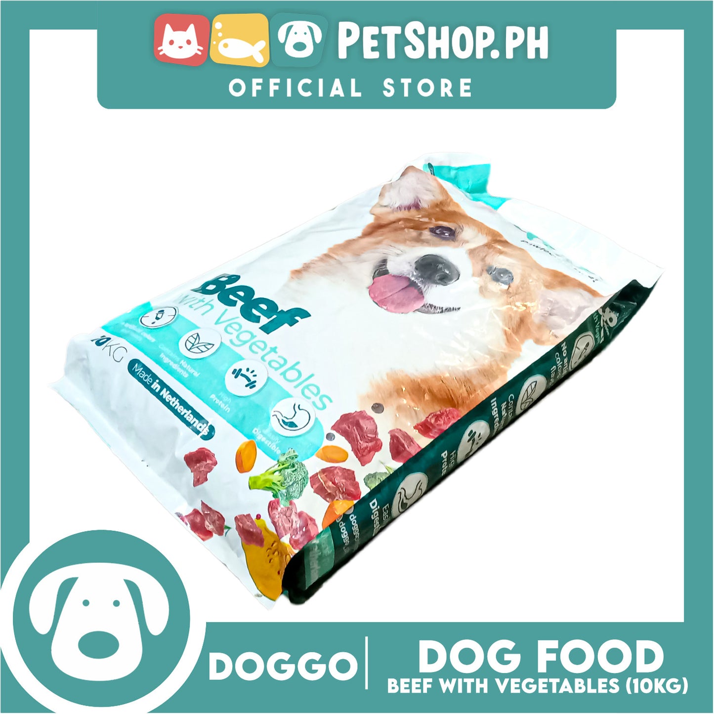 Doggo Beef with Vegetables 10kg Dog Food