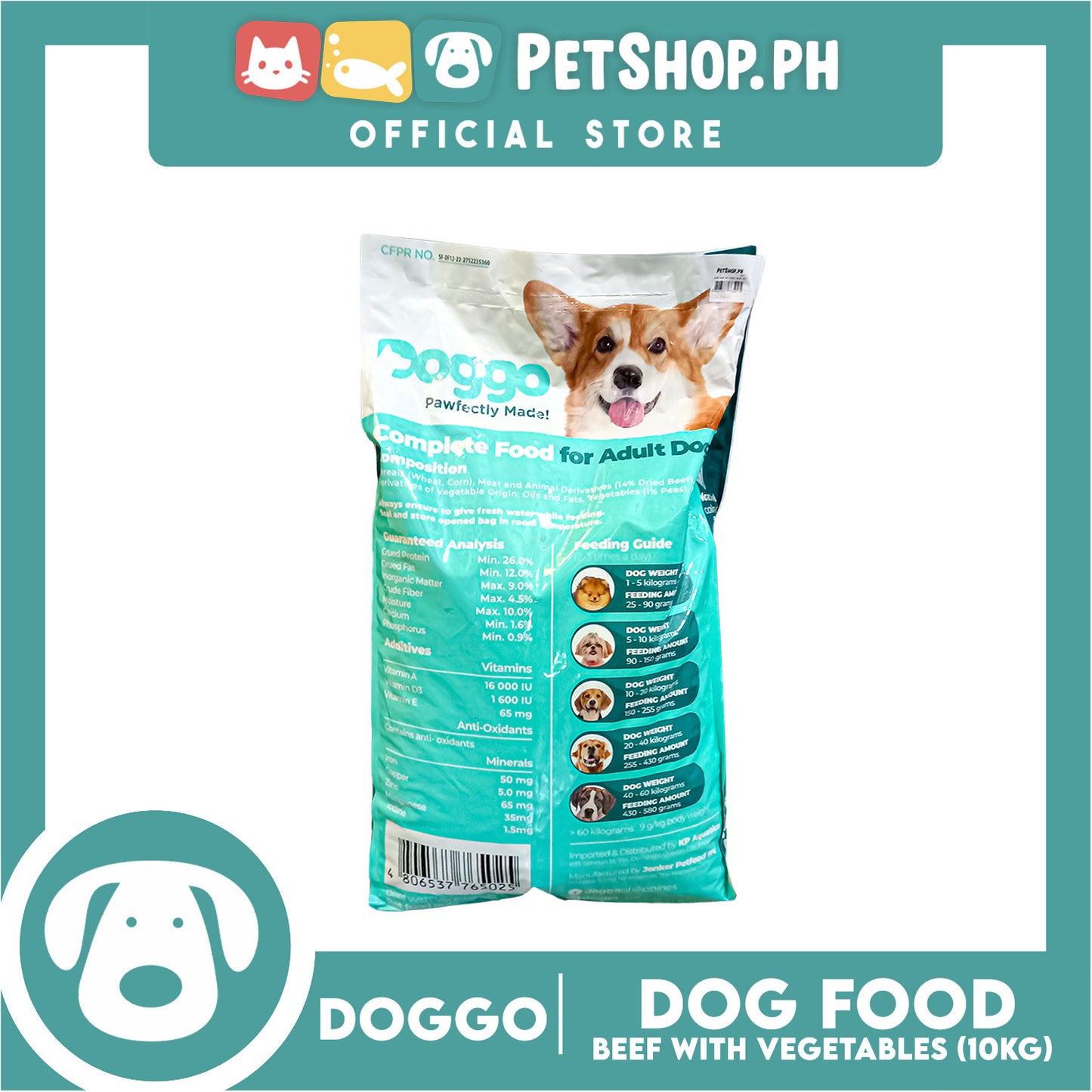 Doggo Beef with Vegetables 10kg Dog Food