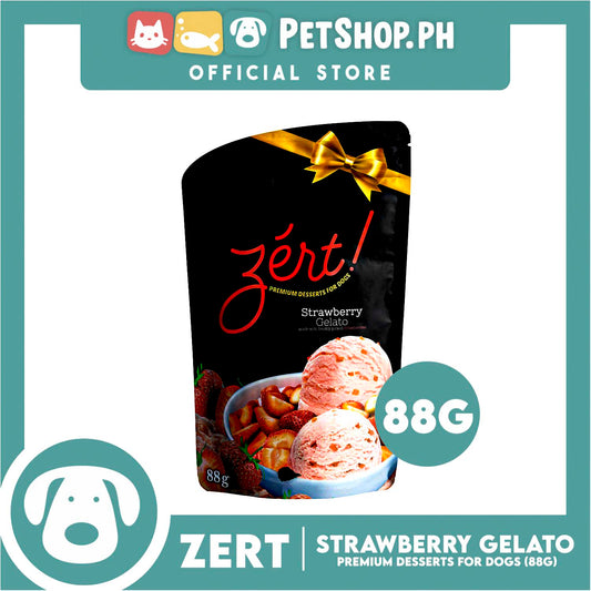 Zert Premium Desserts for Dogs 88g (Strawberry Gelato)