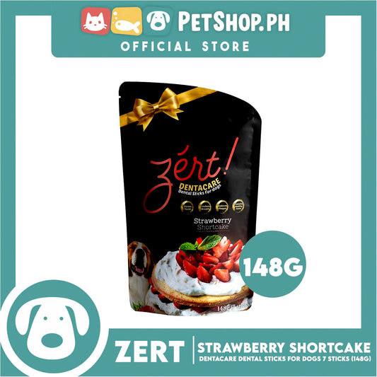 Zert Dentacare Dental Stick for Dogs 148g (Strawberry Shortcake)