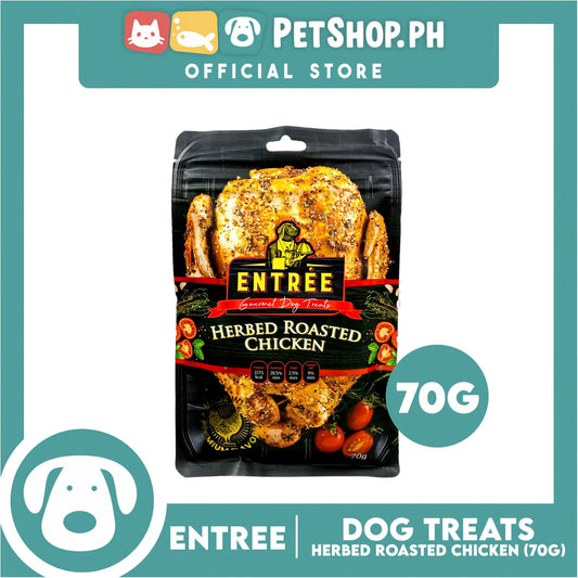 Entrée Gourmet Herbed Roasted Chicken Dog Treats 70g
