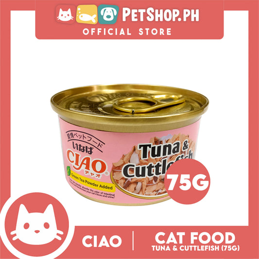Ciao Tuna and Cuttlefish 75g Cat Canned Wet Food