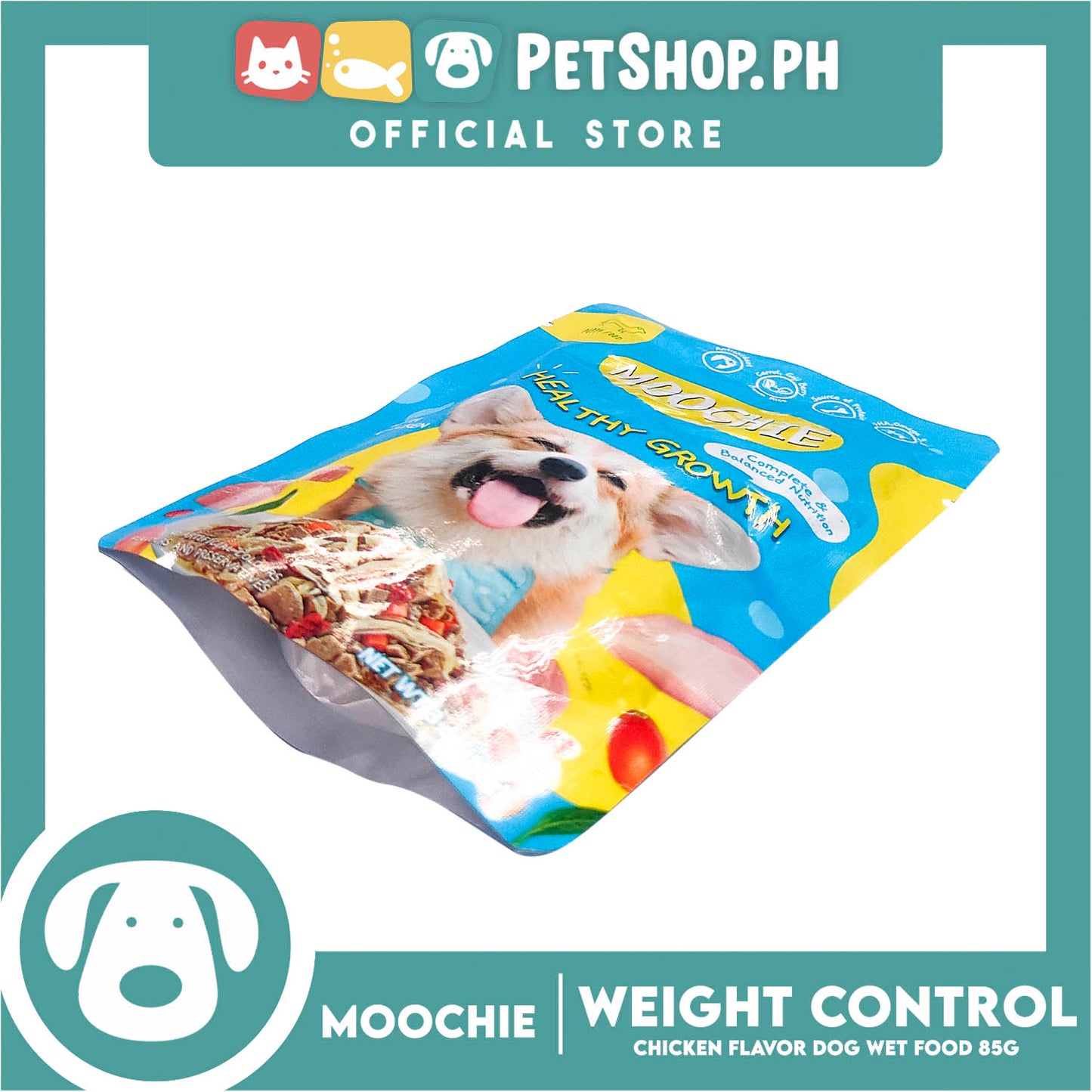 Moochie Healthy Growth Puppy Dog Wet Food (Chicken) 85g
