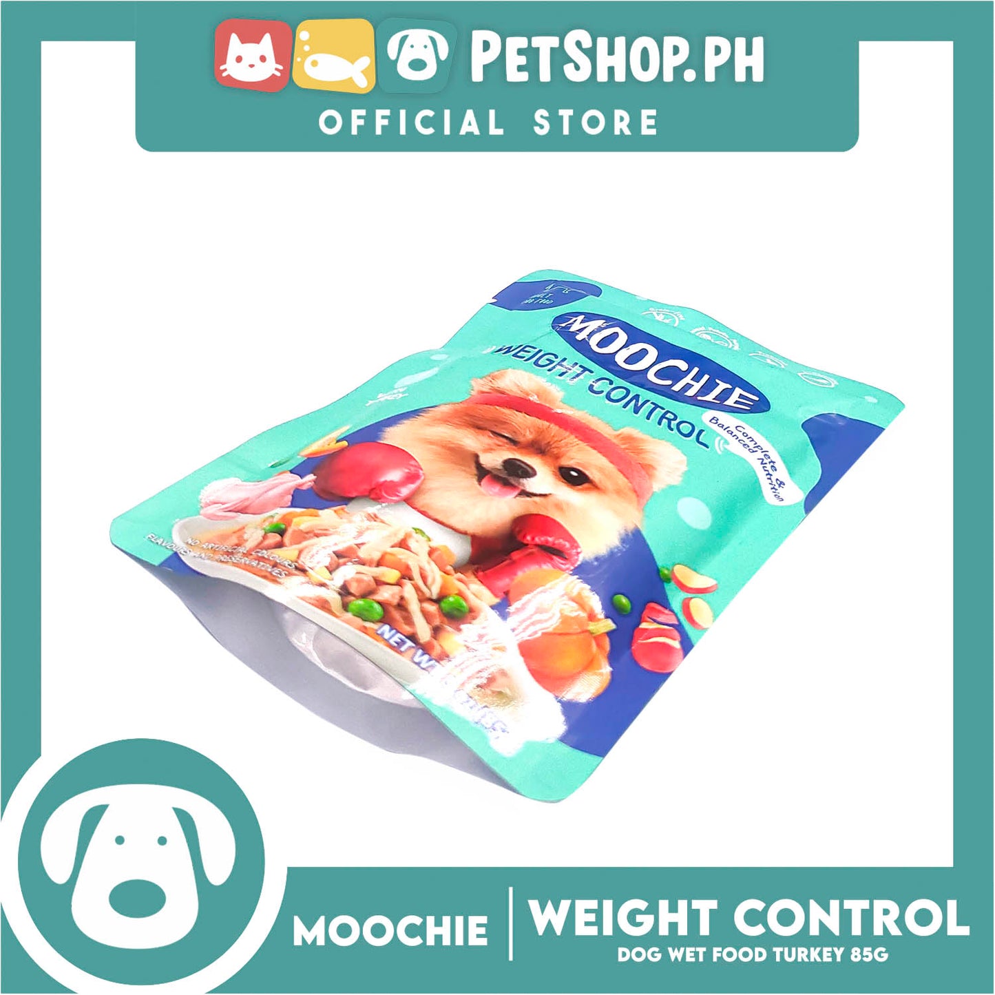 Moochie Weight Control Adult Dog Wet Food (Turkey) 85g