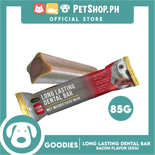 Goodies Long Lasting Dental Bar Dog Treats (Bacon Flavor) 85g