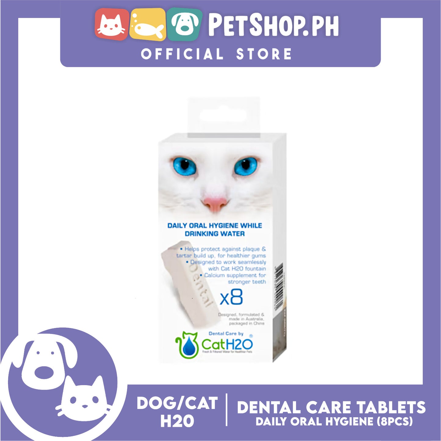 Dog/Cat H20 Dental Care (8pcs/pack)