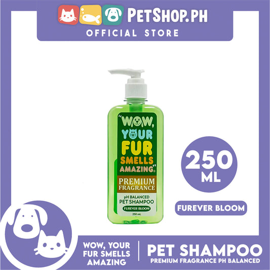 Wow, Your Fur Smells Amazing, Premium Fragrance pH Balanced Pet Shampoo 250ml (Furever Bloom)