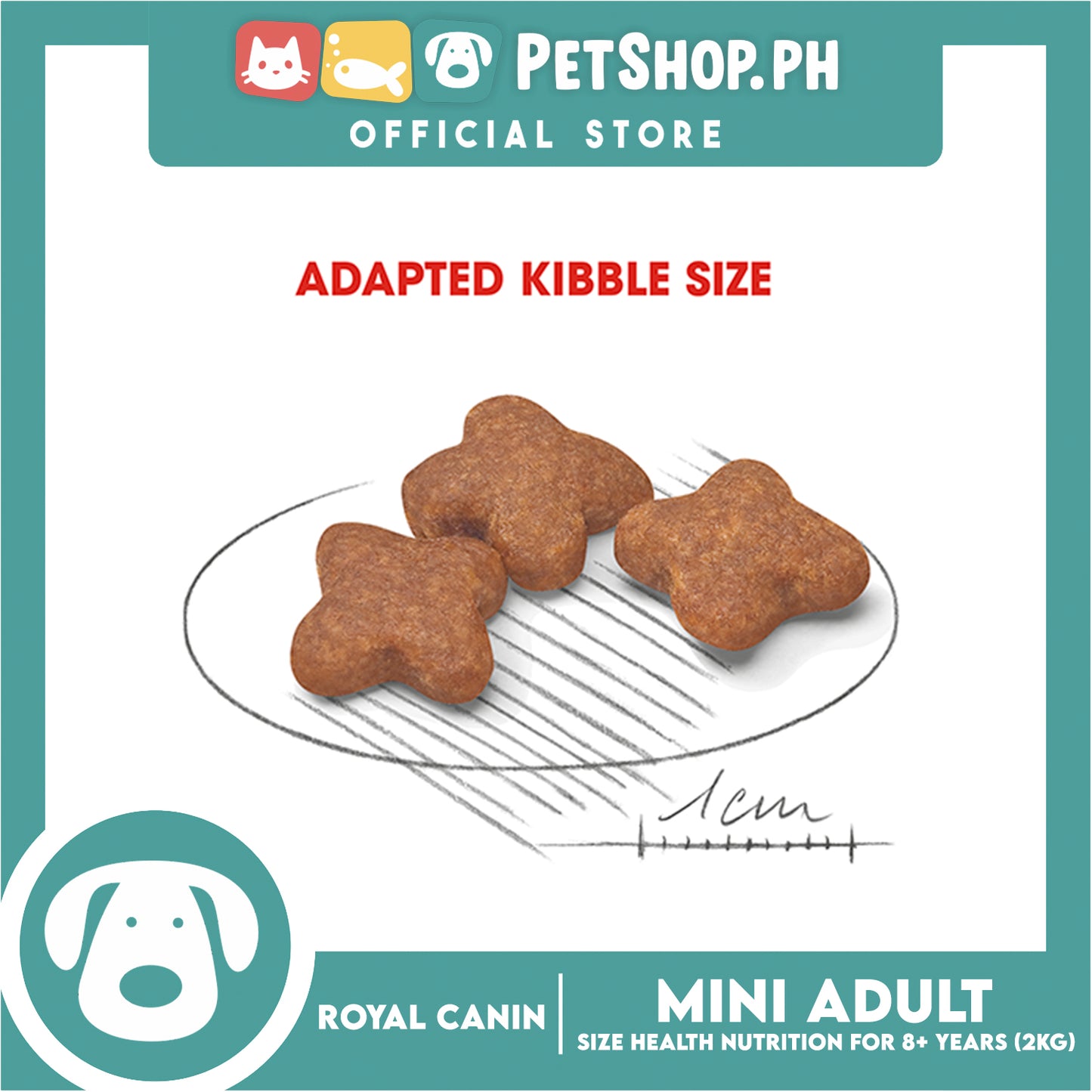 Royal Canin Size Health Nutrition Mini Adult 8+ Years Dry Dog Food 2kg