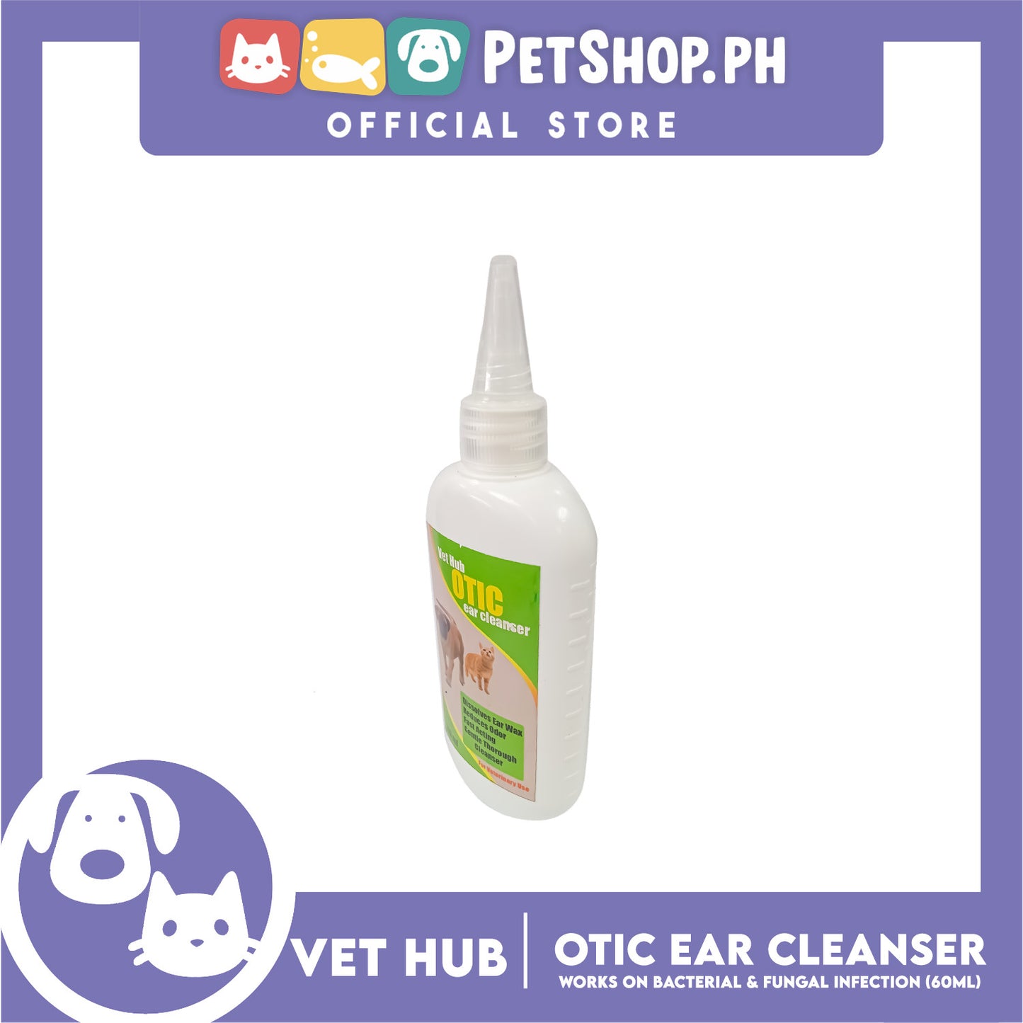 Vethub Otic Pet Ear Cleanser 60ml