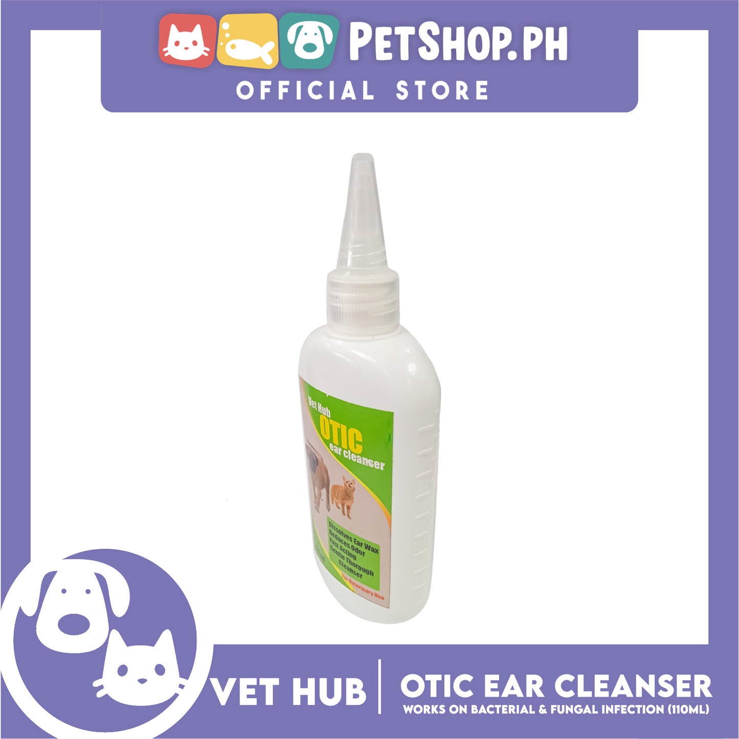 Vethub Otic Pet Ear Cleanser 110ml