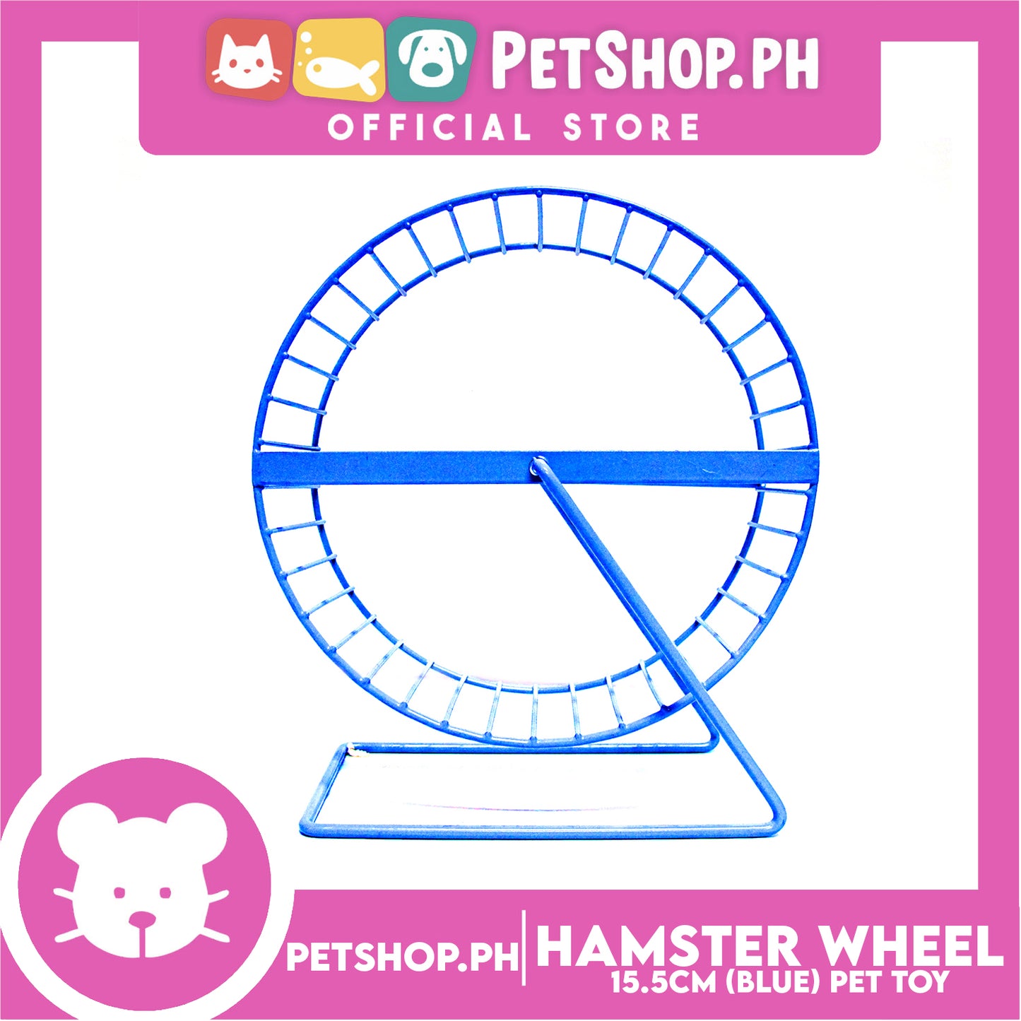 Hamster Wheel Blue 15.5cm