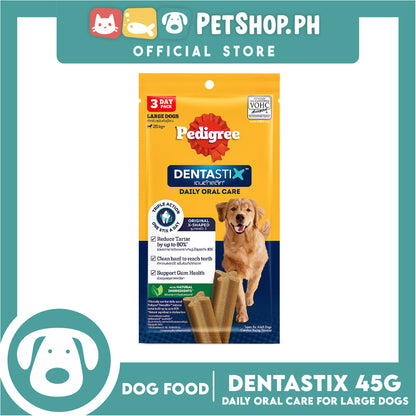 Pedigree DentaStix Large (25-50kg) 112g (3 Sticks) Dog Dental Treats