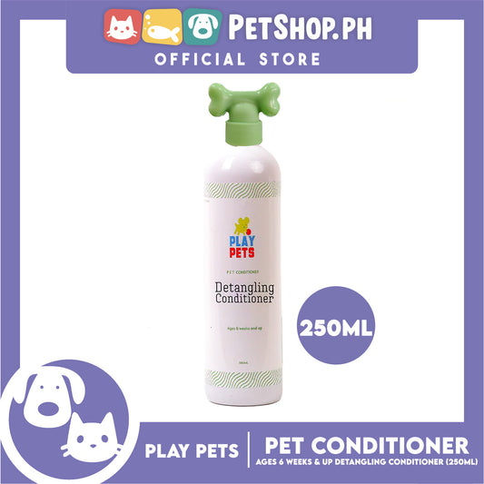 Play Pets Shampoo and Conditioner 250ml For All Types Of Dogs And Cats (Detangling)