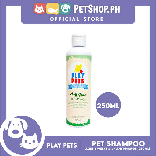 Play Pets Shampoo and Conditioner 250ml For All Types Of Dogs And Cats (Anti-Mange)