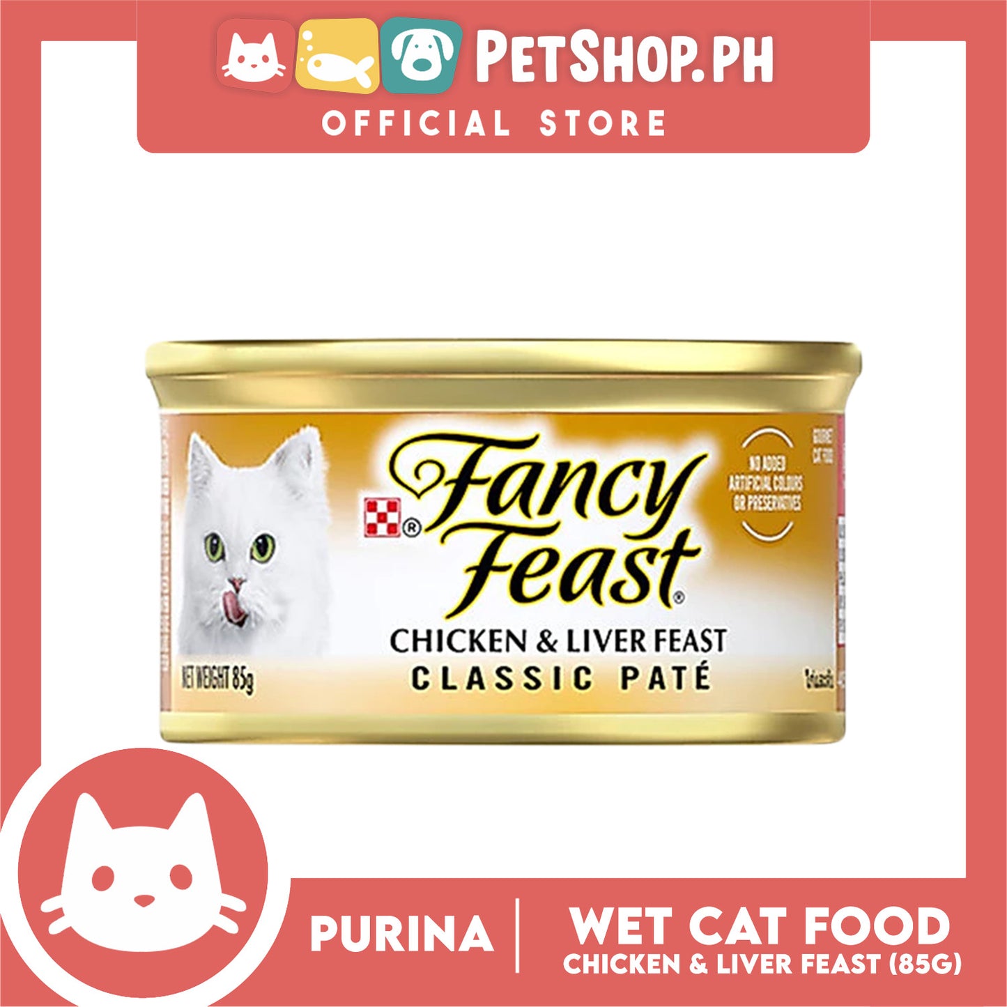 Purina Fancy Feast Classic Pate Tender Liver and Chicken Feast Adult Wet Cat Food