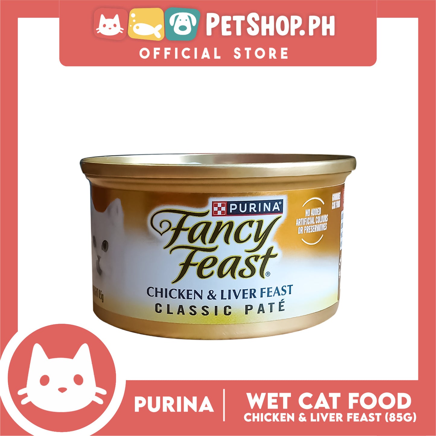 Purina Fancy Feast Classic Pate Tender Liver and Chicken Feast Adult Wet Cat Food