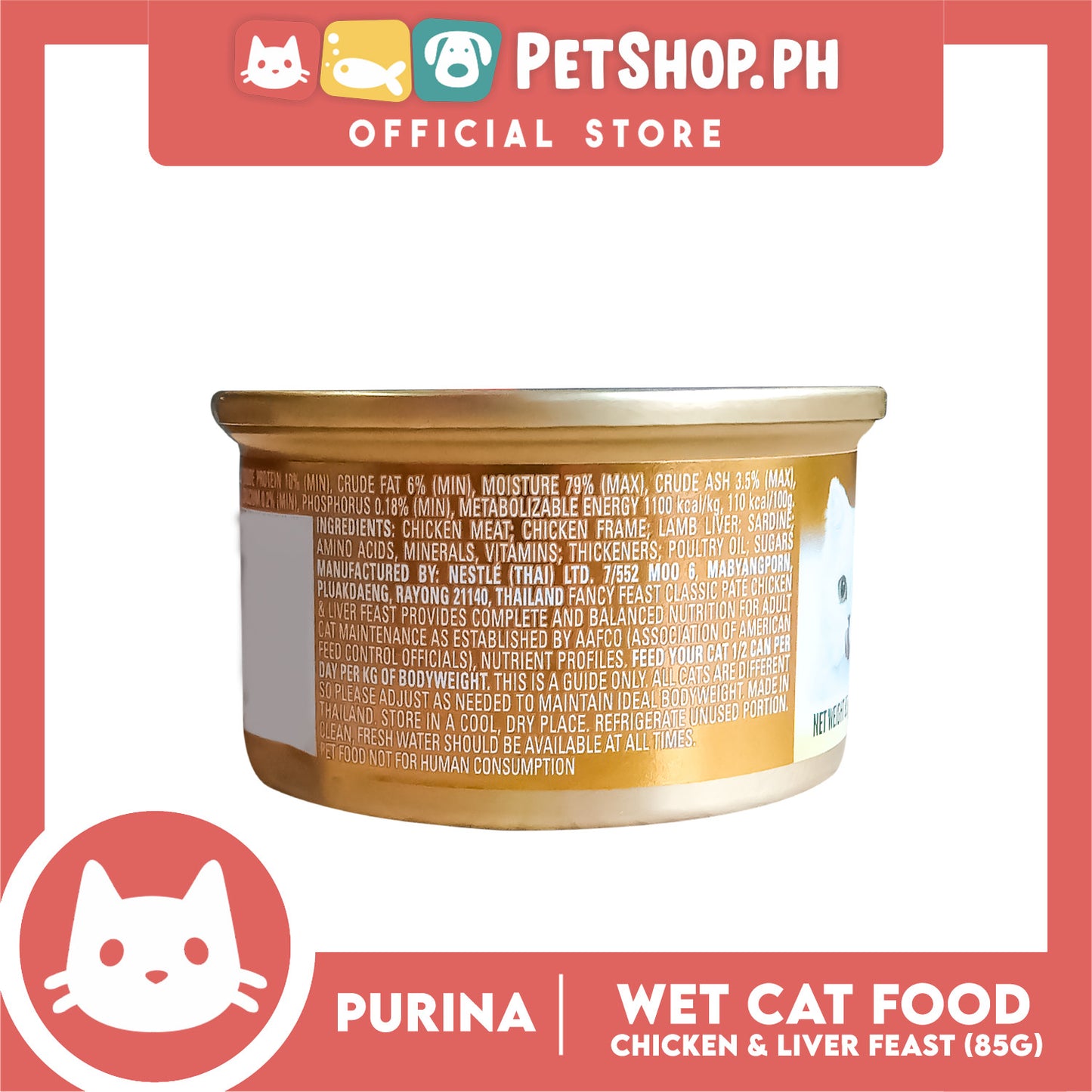 Purina Fancy Feast Classic Pate Tender Liver and Chicken Feast Adult Wet Cat Food