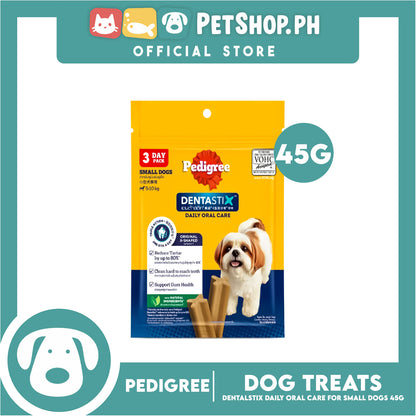 Pedigree Dentastix Mono 3s Small 5-10kg Daily Oral Care 45g Dog Treats