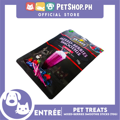 Entree Gourmet Mixed-Berries Smoothie in Sticks Pet Treats 70g