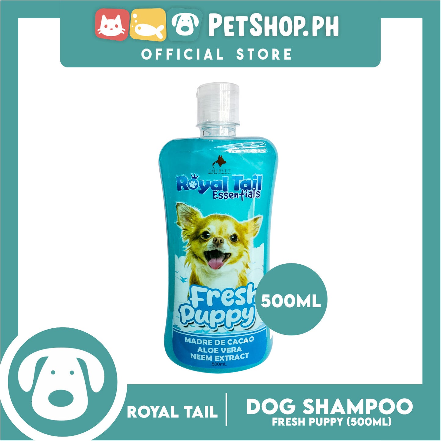 Royal Tail Essentials Dog Shampoo (Fresh Puppy) 500ml