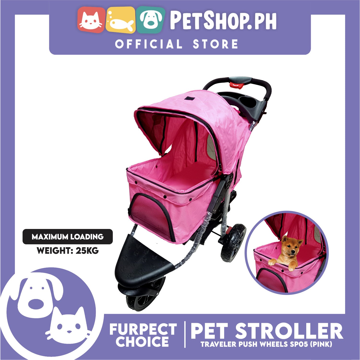 Stroller max 2025 weight 25kg