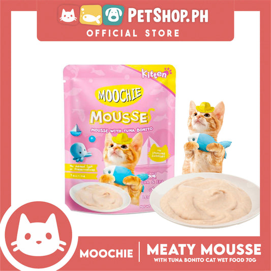 Moochie Cat Wet Food Mousse (Tuna Bonito) Kitten 70g