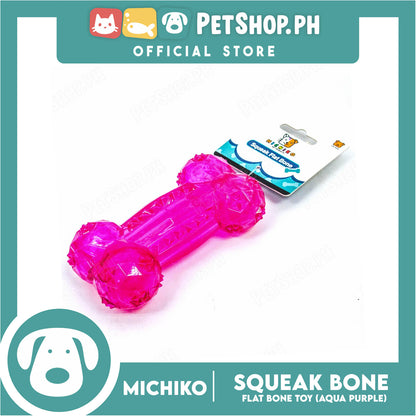 Michiko Flat Bone Aqua Purple