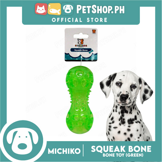Michiko Large Squeak Bone Green