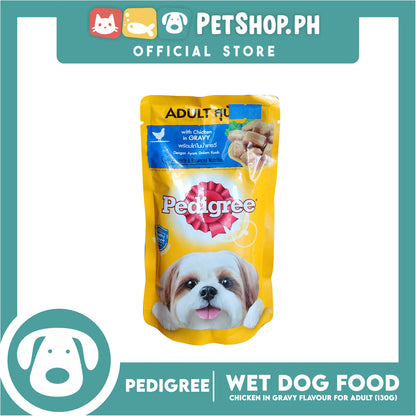 Pedigree Chicken Chunks Flavor In Gravy 130g Dog Food Wet Food