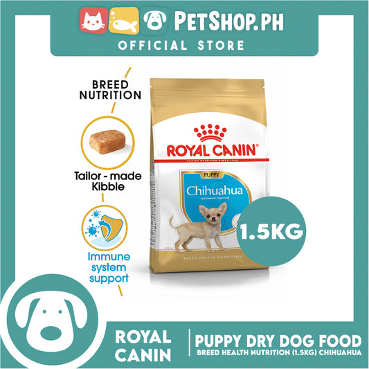 Royal Canin Chihuahua Puppy (1.5kg) Dry Dog Food - Breed Health Nutrition