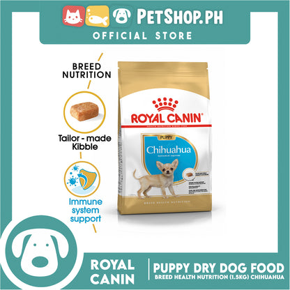 Royal Canin Chihuahua Puppy (1.5kg) Dry Dog Food - Breed Health Nutrition