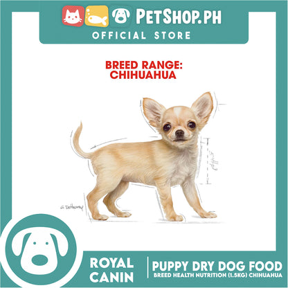 Royal Canin Chihuahua Puppy (1.5kg) Dry Dog Food - Breed Health Nutrition